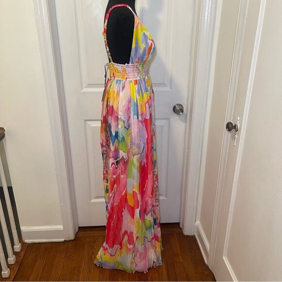 Nocturne Printed Flowy Dress - Picture 6 of 12